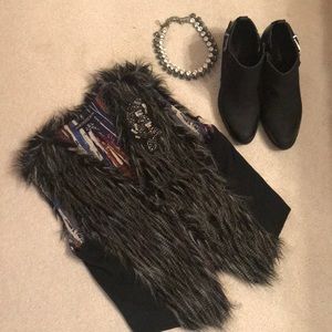 Miss Me Faux Fur Vest
